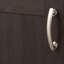 Poignée en arche de la collection American Diner - poignée d'armoire de centre à centre de 3-3 / 4 po noir mat - Quincaillerie transitionnelle et traditionnelle pour tiroirs et armoires-116399450-93569584