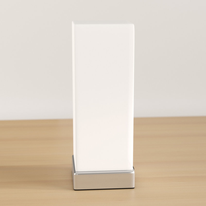 Linda 28cm Chrome Table Lamp Set, No