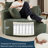 2 Pieces - 49" Corduroy Upholstered Barrel Chair, Oversized Compression Round Chaise Lounge, No Assembly Required-784046544