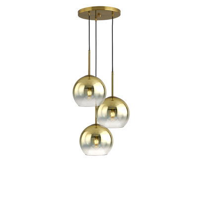 Luminaire suspendu en verre Shynar Globe