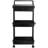 VEVOR 3-Tier Rolling Utility Cart with Drawer, Kitchen Cart with Lockable Wheels