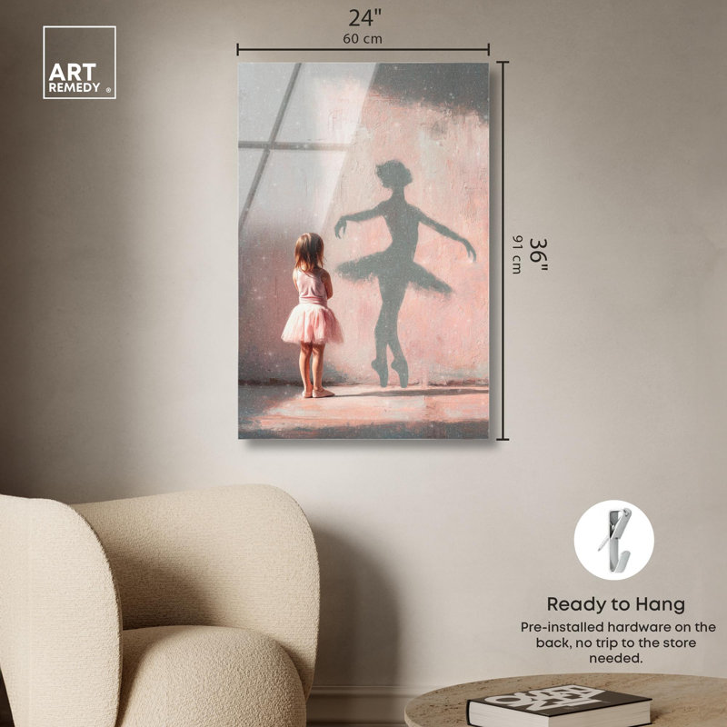 «Little Ballet Dreamer Glam» par Art Remedy, H 36 po x l 24 po