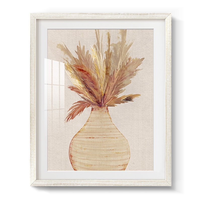 Meadow Grass I - impression encadrée, H 28,5 po x l 20,5 po, Blanc