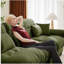 Canapé modulaire surdimensionné en velours super confortable avec repose-pieds mobile-2000624524