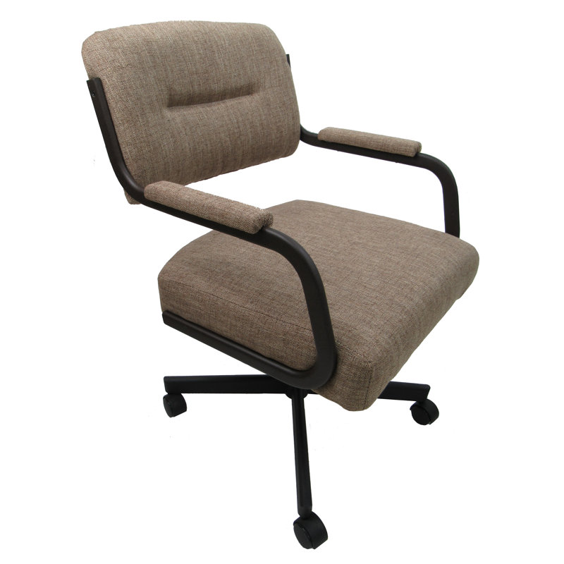 Chaise de salle à manger Huriyyah, Beige, Brun
