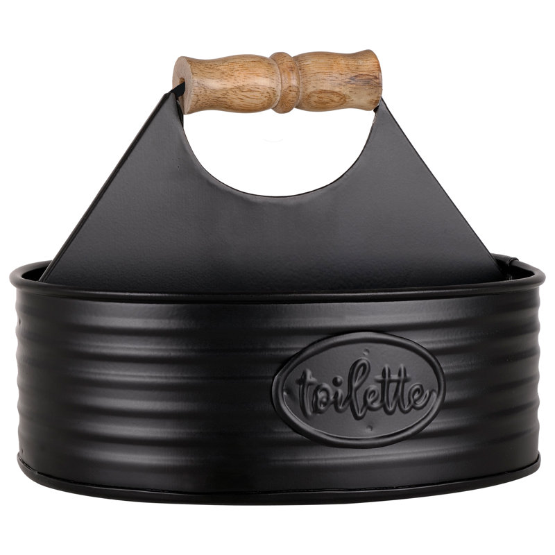 Barsha Bathroom Storage Container, Black