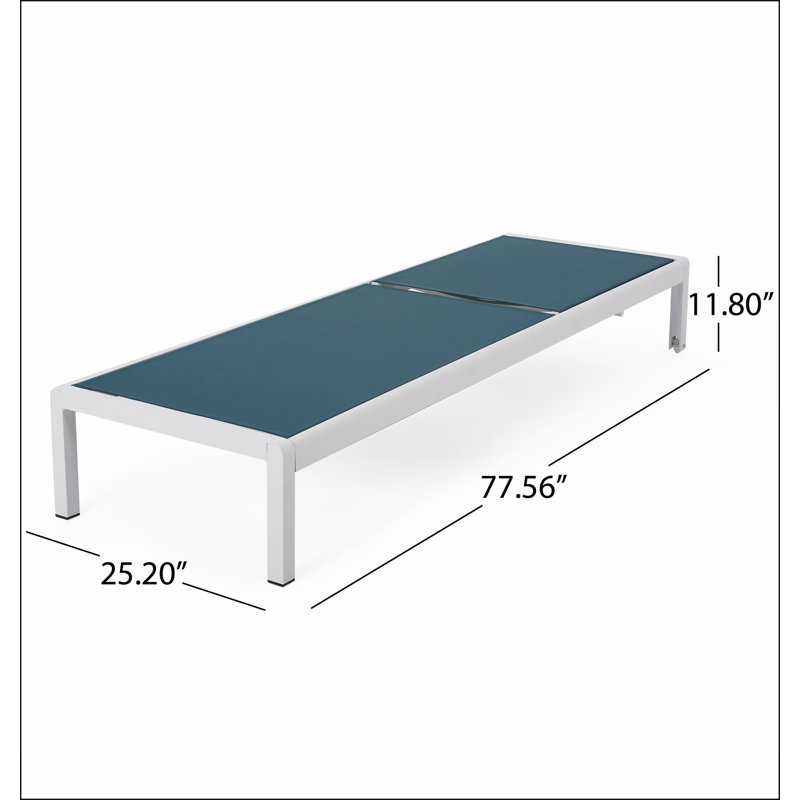 CHAISE CAPE CORAL KD CHAISE, Bleu