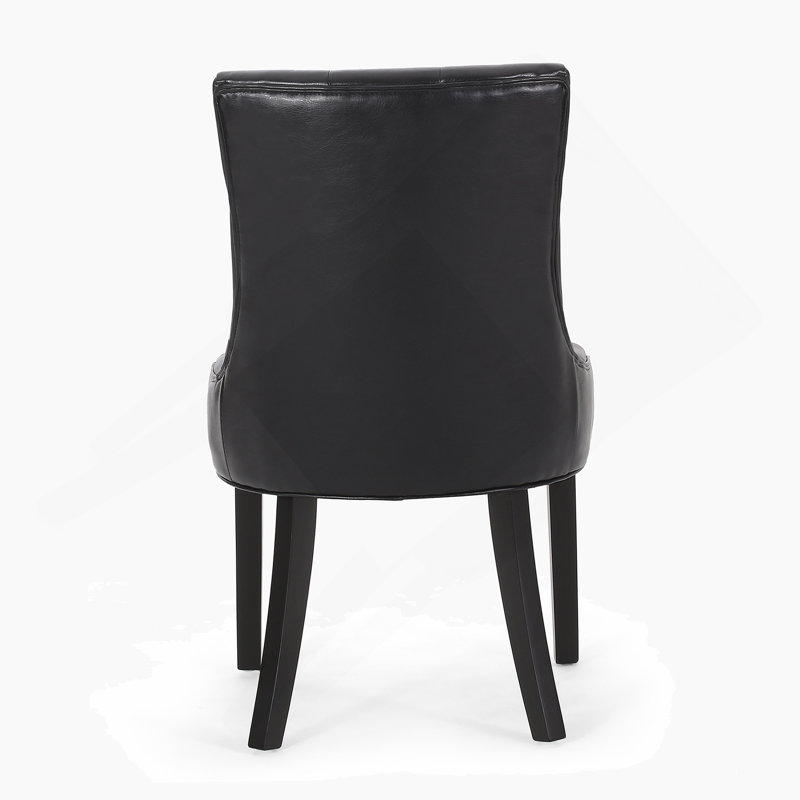 Chaise de salle à manger Cheney - KD MP2 (ensemble de 2), Noir