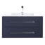 Meuble-lavabo mural simple 36 po avec plateau en marbre Milano-1570026748