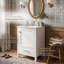 Meuble-lavabo moderne compact de 20 pouces avec lavabo, meuble-lavabo simple avec structure en bois massif, portes à fermeture en douceur-570733771