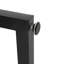 Neve Rectangular Outdoor with Umbrella Hole Dining Table - 150 cm W 70 cm D-1140354183