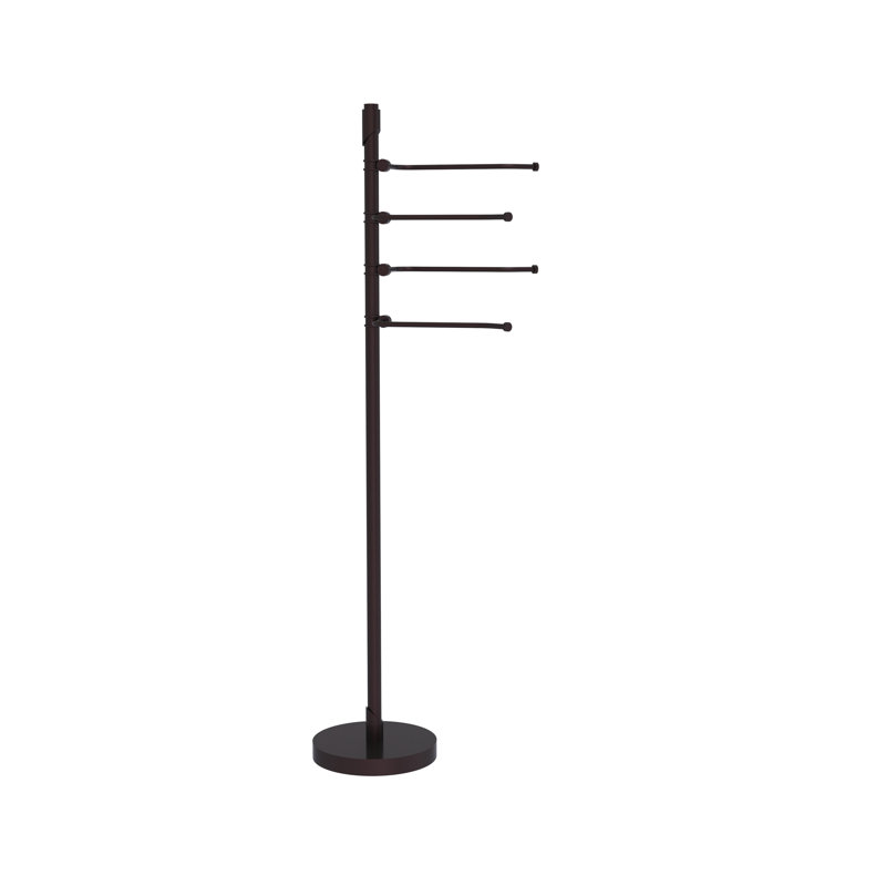Porte-serviettes sur pied Southbeach, Bronze antique