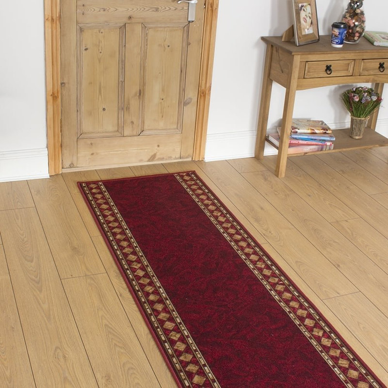 Cheops Red Indoor Rug, Runner 390cm x 100cm