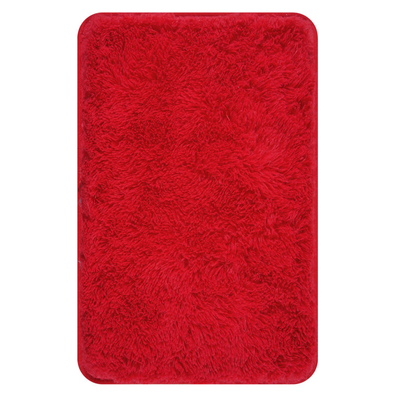 Red Fluffy Area Rugs for Living Room, Soft Shag Rug for Bedroom, Indoor Fuzzy Carpets, Upgrade Non Slip Backing, Ideal For High Traffic Areas, School-opening gift