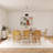 84Inch Dining Table Set With 24Inch Removable Leaf-1574522663