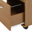 Solid Wood Base Writing Desk-12225590