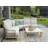 3 Pc. Cream Sectional W Olefin Fabric