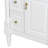 24 Inch Bathroom Vanity With Sink, White Freestanding Bathroom Cabinet With Flip Drawer, Adjustable Shelf, Solid Rubberwood Frame, MDF Panels & Metal Handles-796840111-796840109