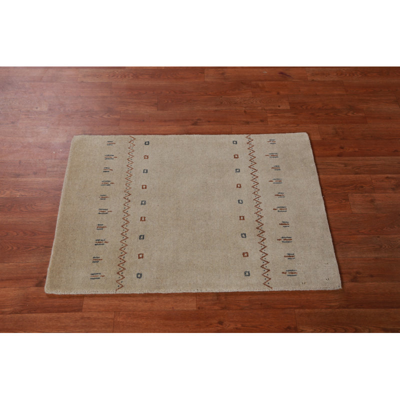 Tribal Gabbeh Indian Accent Rug 2x3