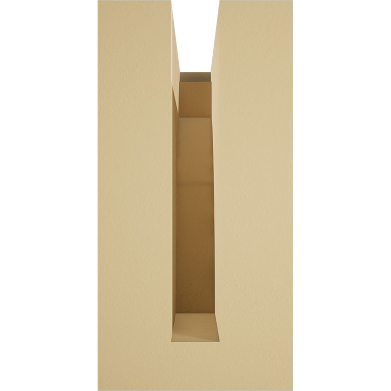 Yorktown Signature Urethane Rafter Tail, Primed Tan, 8" H x 12" W x 4" D