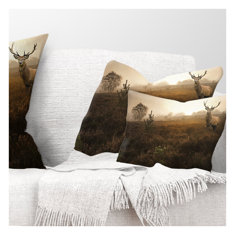 Housse de coussin rectangulaire avec insert