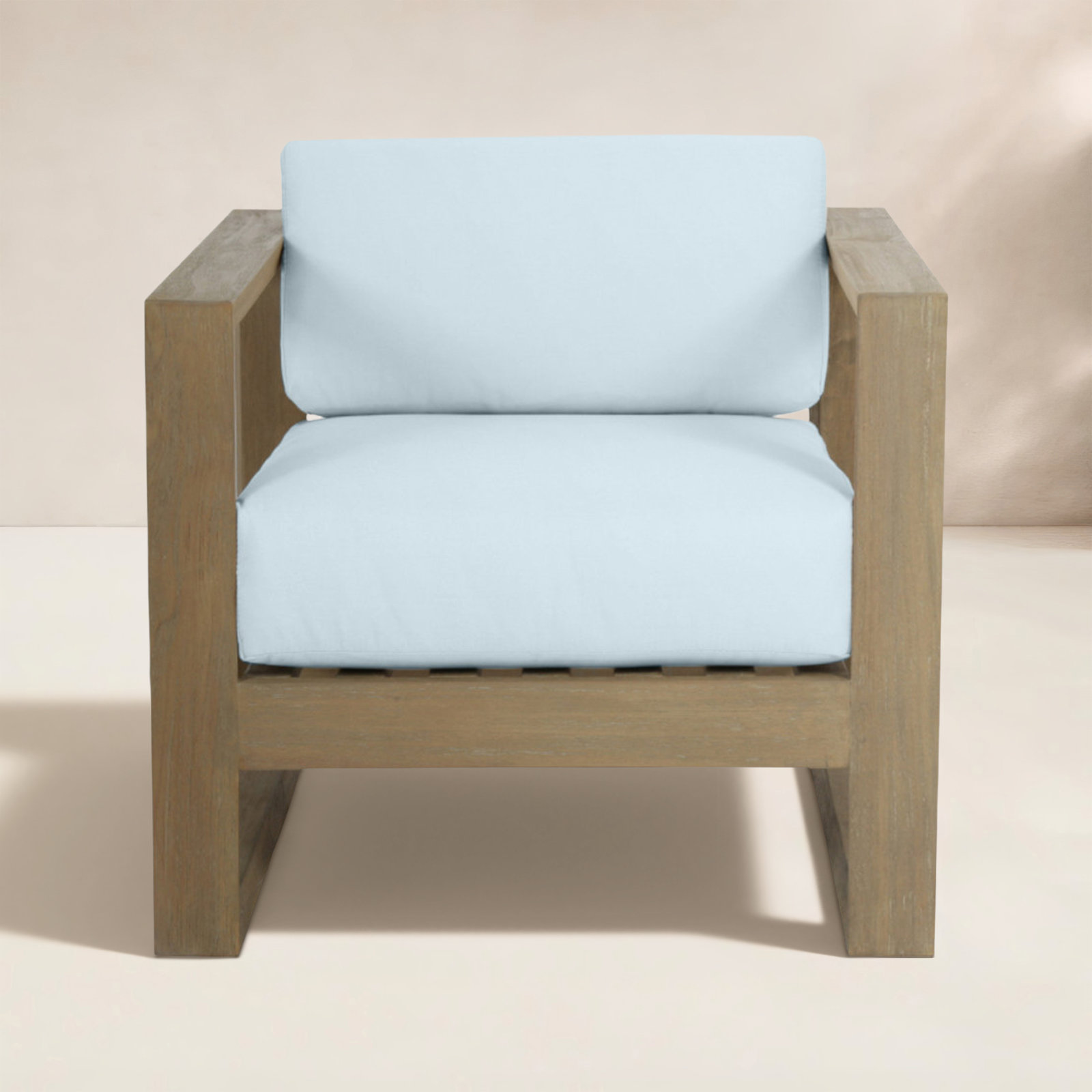 Vienna Sunbrella® Patio Lounge Chair, Canvas Skyline Sunbrella®