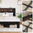 King Size Wood Platform Bed Frame-111939722