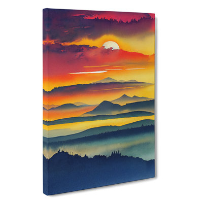 XV1022-4314X Sunset Mountain No.4 - Print