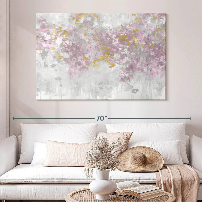Avery Charmed Blush, 34" H x 51" W
