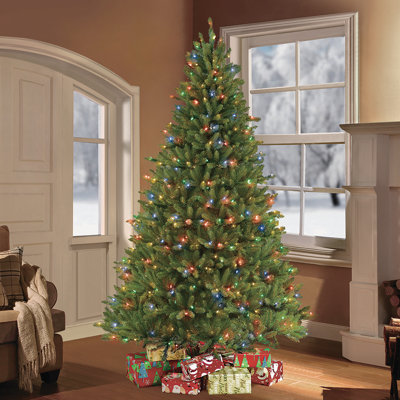 7.5' Pre-Lit Fir Christmas Tree