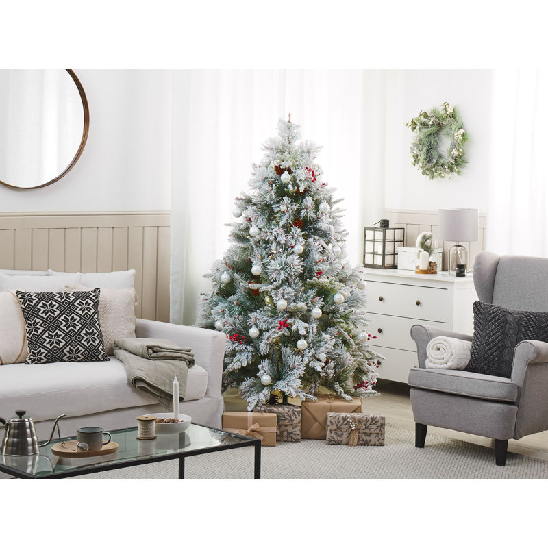 Masala Artificial Pine Christmas Tree, 5.91ft H x 3.94ft W x 1.64ft D