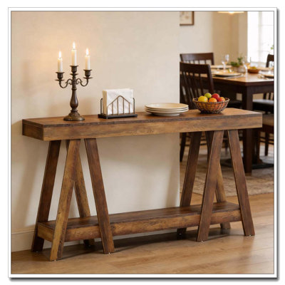 2-Tier Hall Table,Entryway Table Console Table