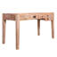 Bureau à domicile en bois de manguier rustique grainé
