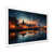 White Floater Framed