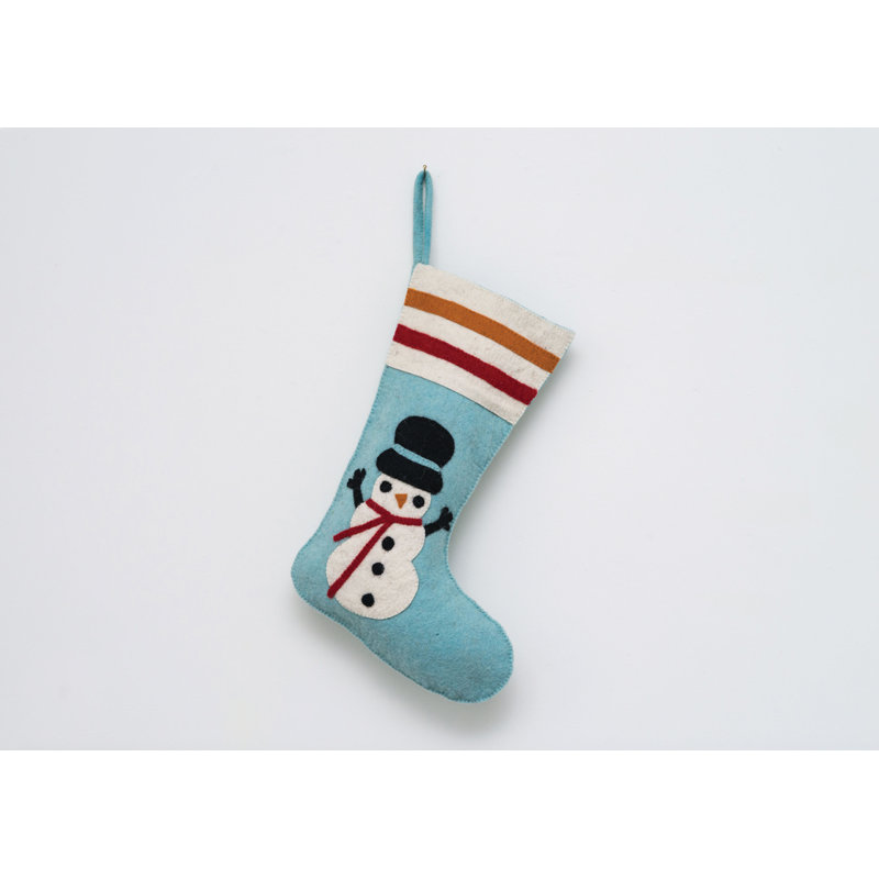 Chaussette de noël en laine