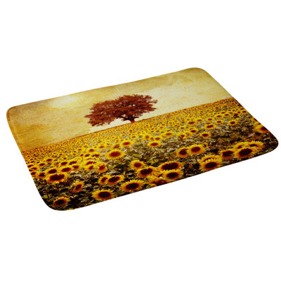 Tapis pour salle de bain à viviana gonzalez et fleurs de terrain