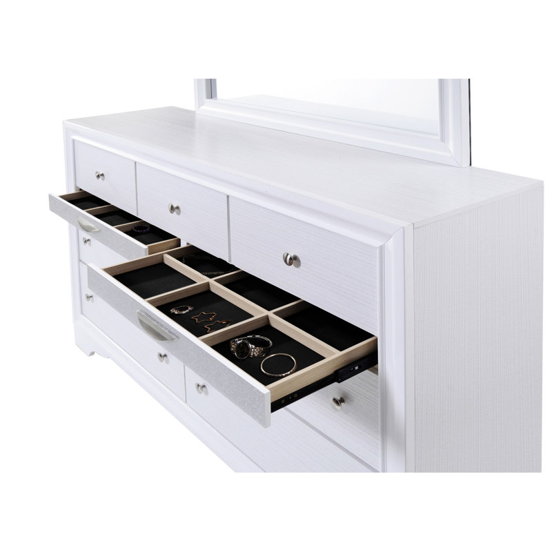 Commode 7 tiroirs Traditional en bois