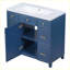 Modern Bathroom Vanity Cabinet with Sink Top Combo Set-105352733