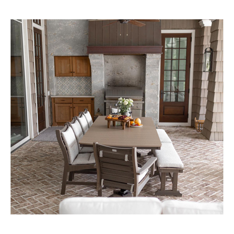 Bristol Outdoor Dining Side Chair, Black