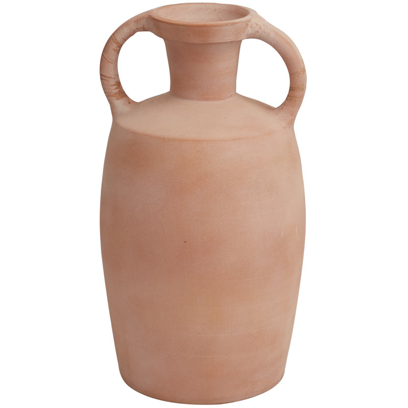 Moanne 16.45'' Terracotta Table Vase