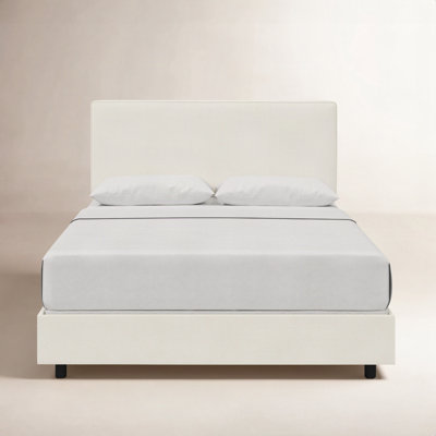 Lit tapissier standard en coton Marquise