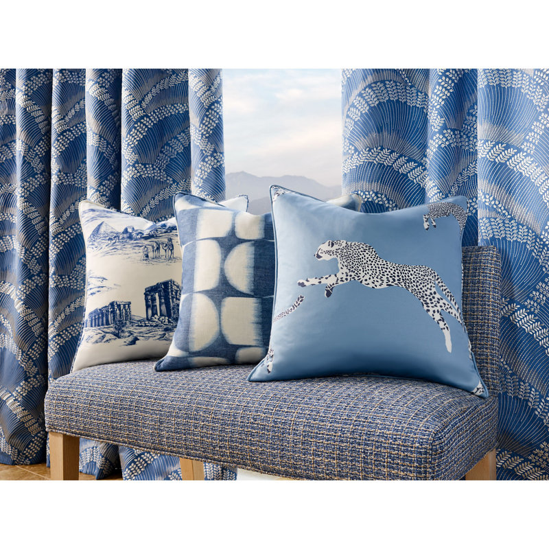 Leaping Cheetah Fabric, Evergreen