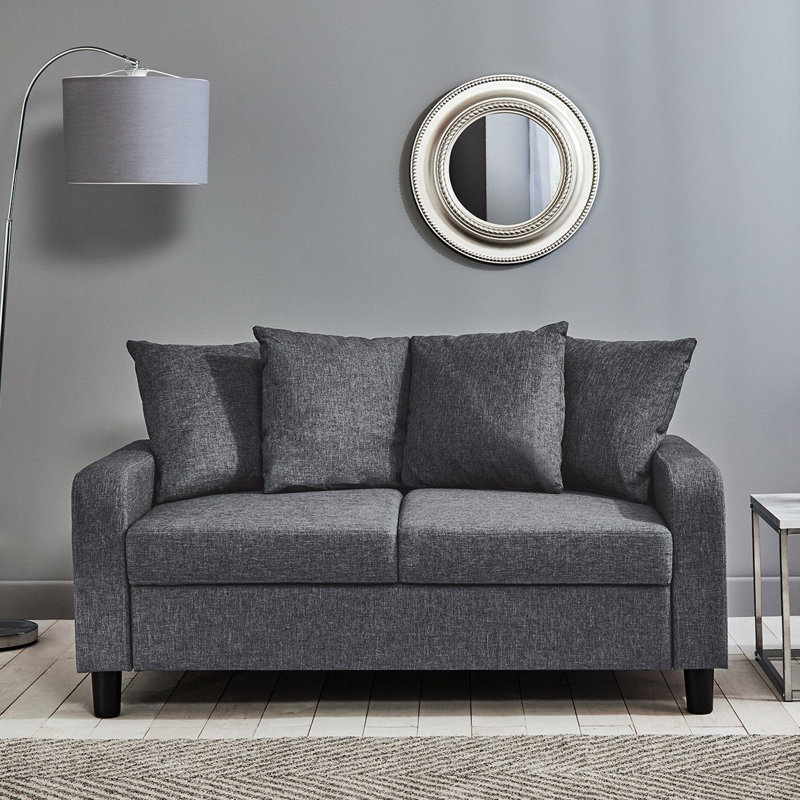 Mitzi 2 Seater Sofa, 2, Oatmeal, Polyester