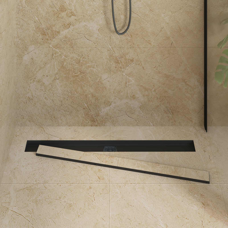  Shower Drain Height Adjustable Stainless Steel 304 Bathroom Fixture