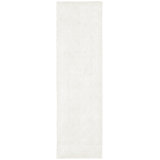 Keough Hand Tufted Viscose/Wool/Cotton Chevron Rug in Ivory/Beige