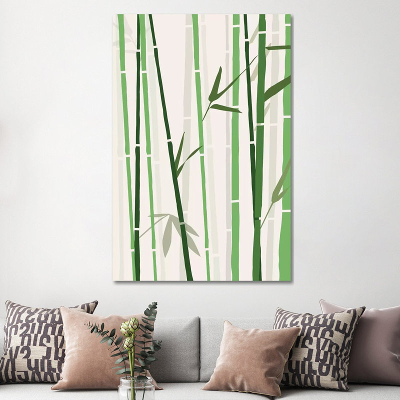 Bamboo - Wrapped Canvas Painting, 152.5 cm H x 101.5 cm W
