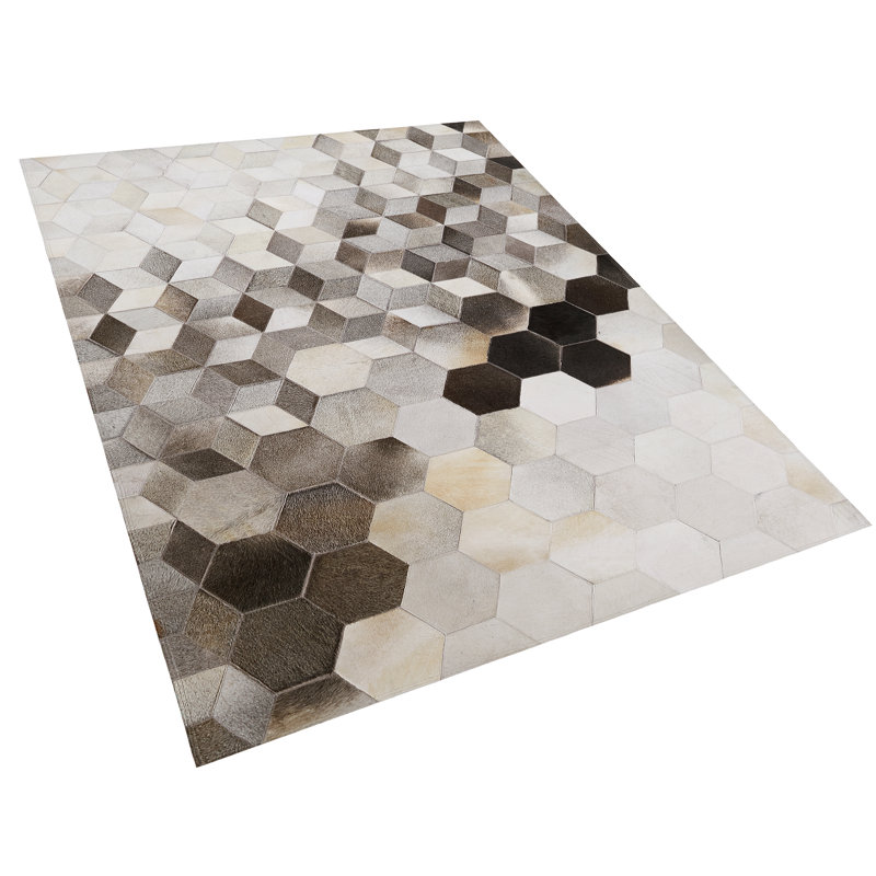 Swartz Geometric Hand Woven Area Rug, Rectangle 140 x 200cm