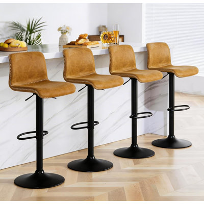 Faux Leather Accent Chair