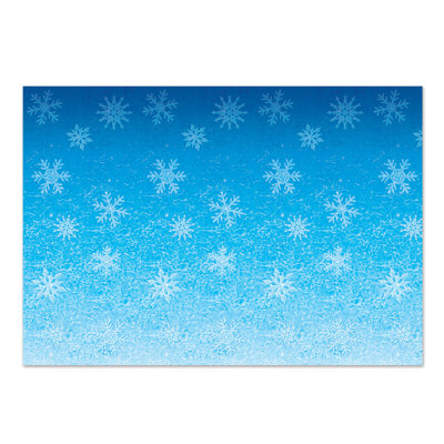 Christmas Snowflakes Backdrop