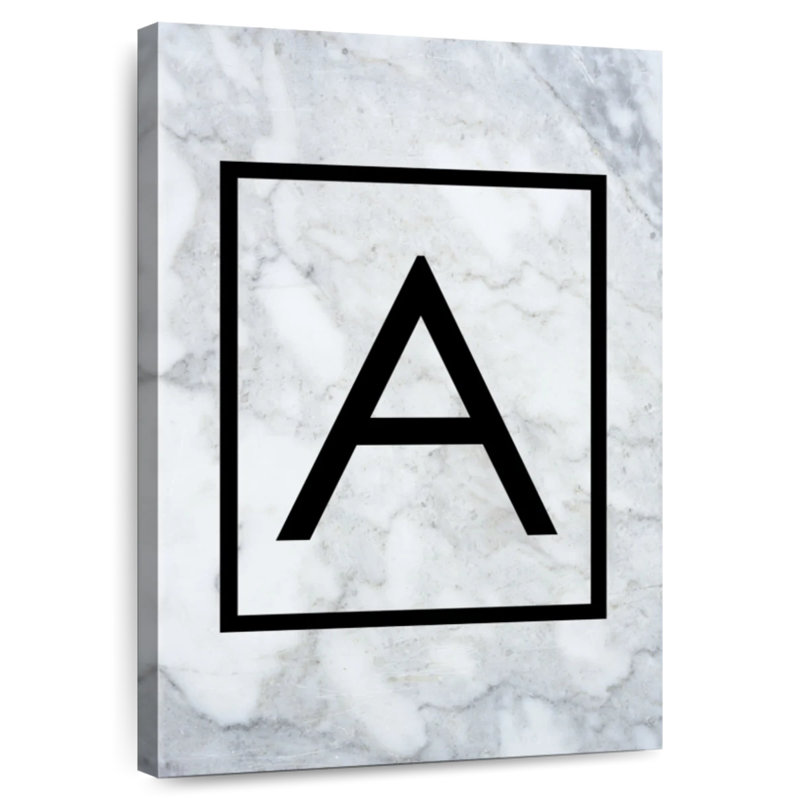 Marble Letter A, 39" H x 26" W